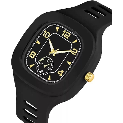 Picture of Fashionable Watch Silicone Band Quartz Analog Wrist Watch For Men