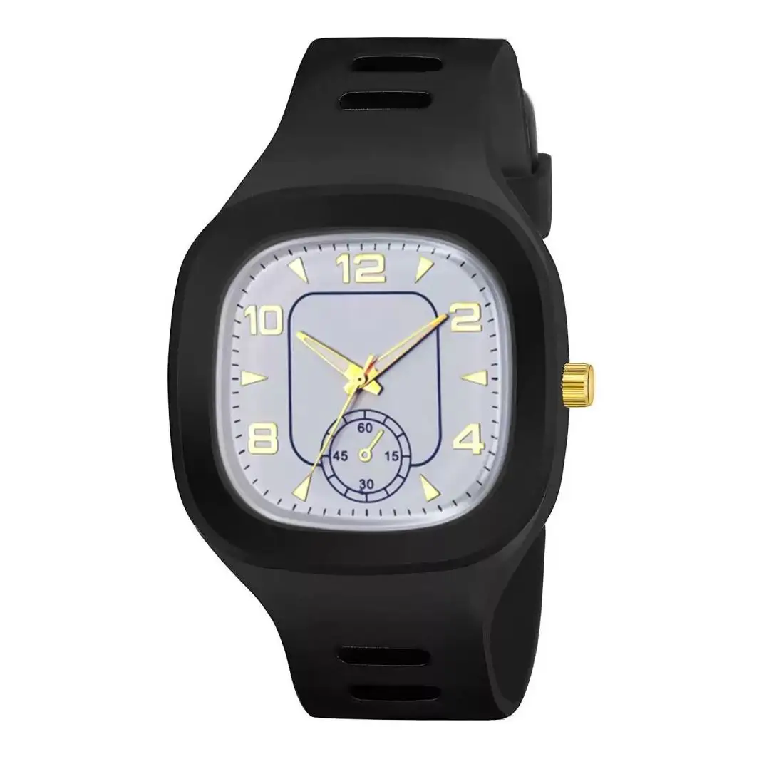 Picture of Fashionable Watch Silicone Band Quartz Analog Wrist Watch For Men