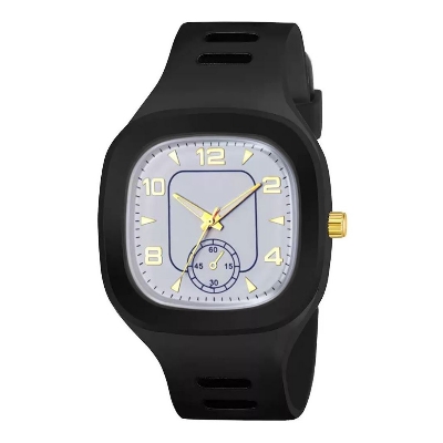 Picture of Fashionable Watch Silicone Band Quartz Analog Wrist Watch For Men