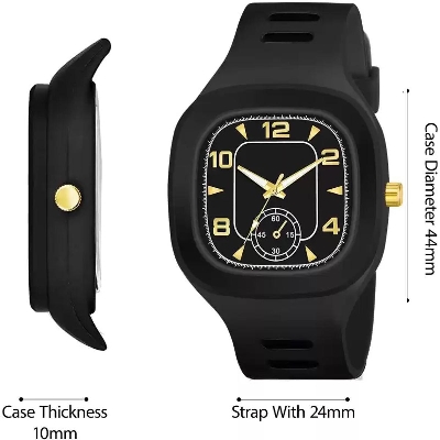 Picture of Fashionable Watch Silicone Band Quartz Analog Wrist Watch For Men