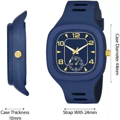 Picture of Fashionable Watch Silicone Band Quartz Analog Wrist Watch For Men