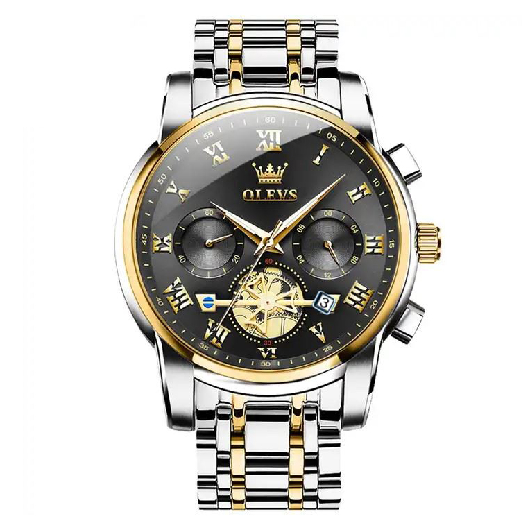 Picture of Stainless Steel Chronograph Wrist Watch For Men