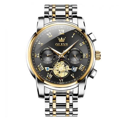 Picture of Stainless Steel Chronograph Wrist Watch For Men