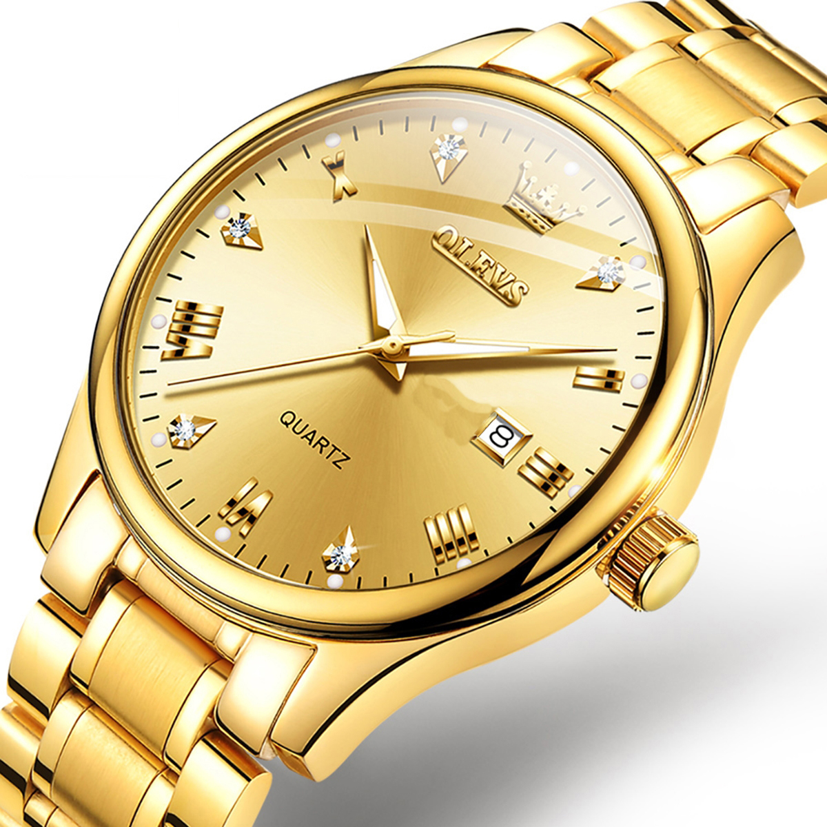 Picture of Two Tone Stainless Steel Analog Wrist Watch For Women