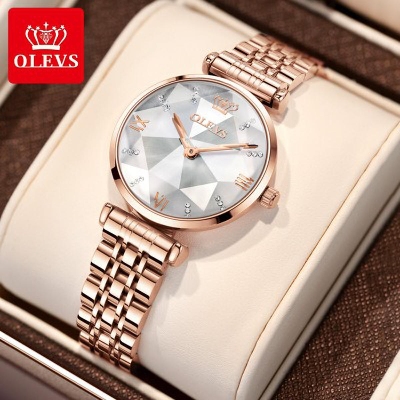 Picture of Casual Fashion Luxury Waterproof Stainless Steel Watches for Women Quartz Wristwatch