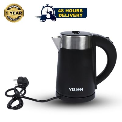 Picture of VISION Electric Kettle 1 Liter VIS-EK-013 (ROYAL) Black 