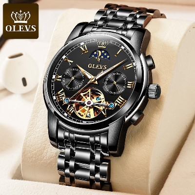 Picture of Automatic Watch Fashion Stainless Steel Business Casual Wateproof  Watch  for Men
