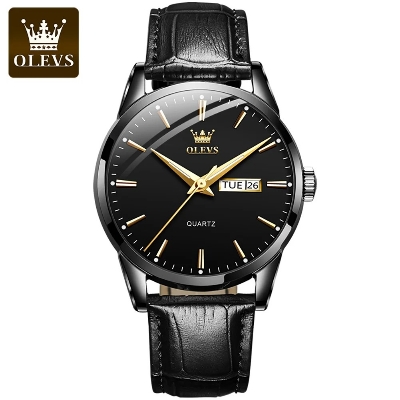 Picture of Olevs 6898 Watch Fashion Stainless Steel Business Casual Watch  for Men - Watch - ঘড়ি - Watch For Men