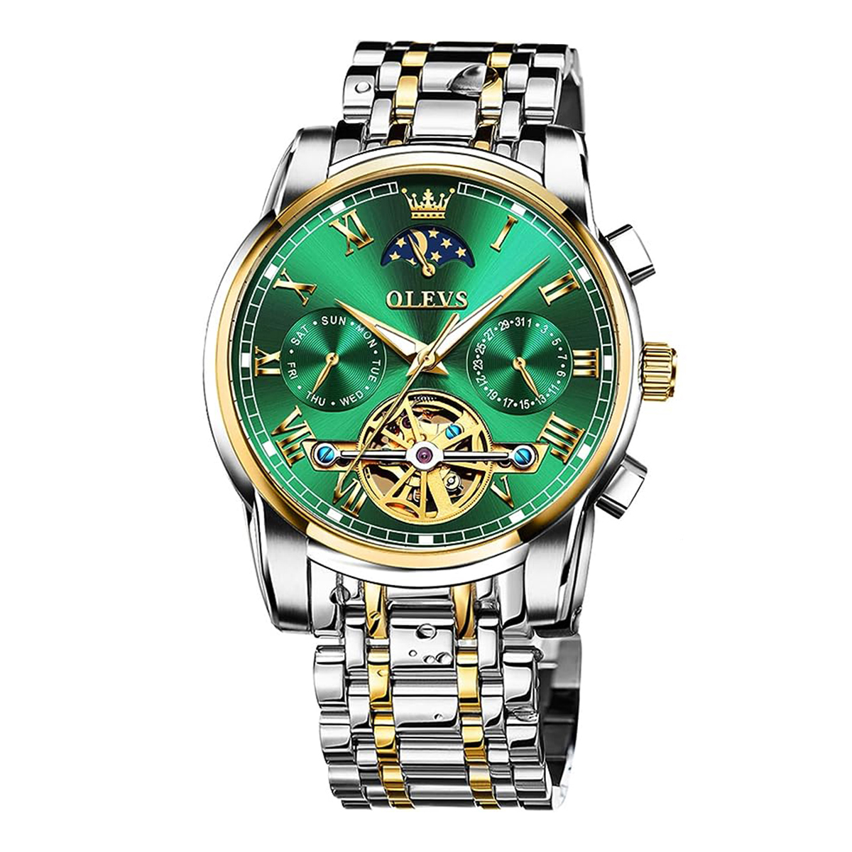 Picture of Automatic Watch Fashion Stainless Steel Business Casual Wateproof  Watch  for Men