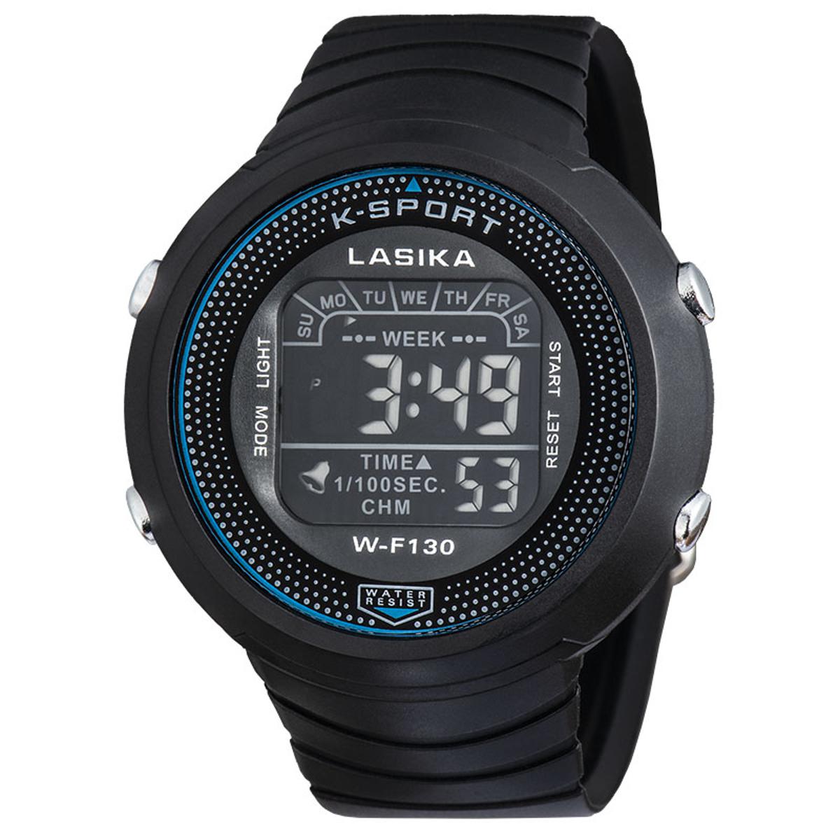 Picture of NEW LASIKA W-F130 Electronic Fashion Watch Water Resistance/ Waterproof Silicon Digital Watch for Kids and Ledis