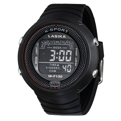 Picture of NEW LASIKA W-F130 Electronic Fashion Watch Water Resistance/ Waterproof Silicon Digital Watch for Kids and Ledis