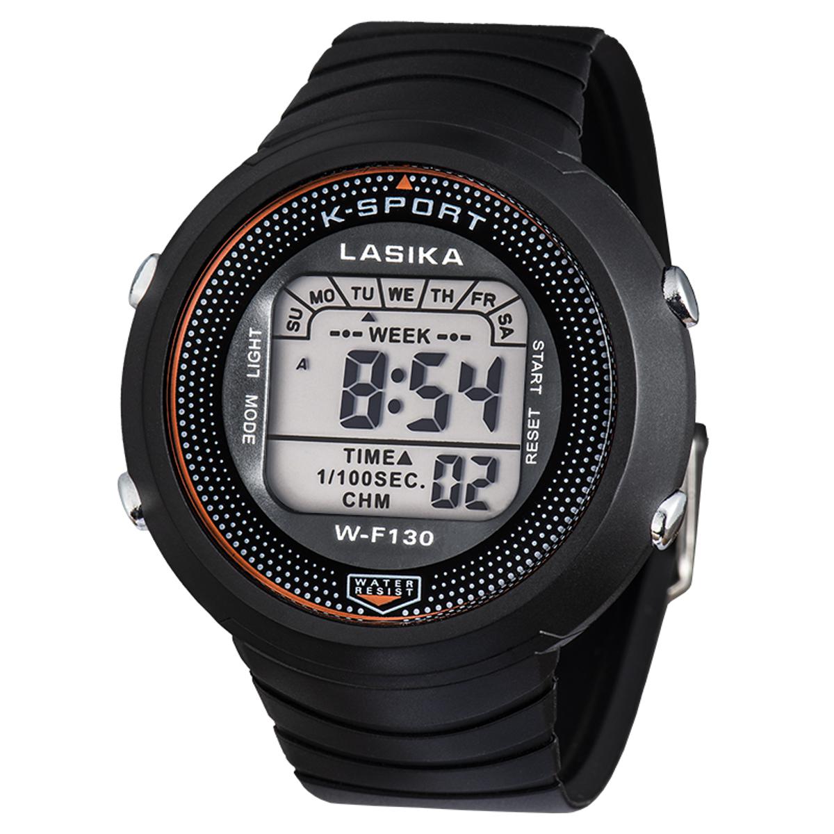 Picture of NEW LASIKA W-F130 Electronic Fashion Watch Water Resistance/ Waterproof Silicon Digital Watch for Kids and Ledis