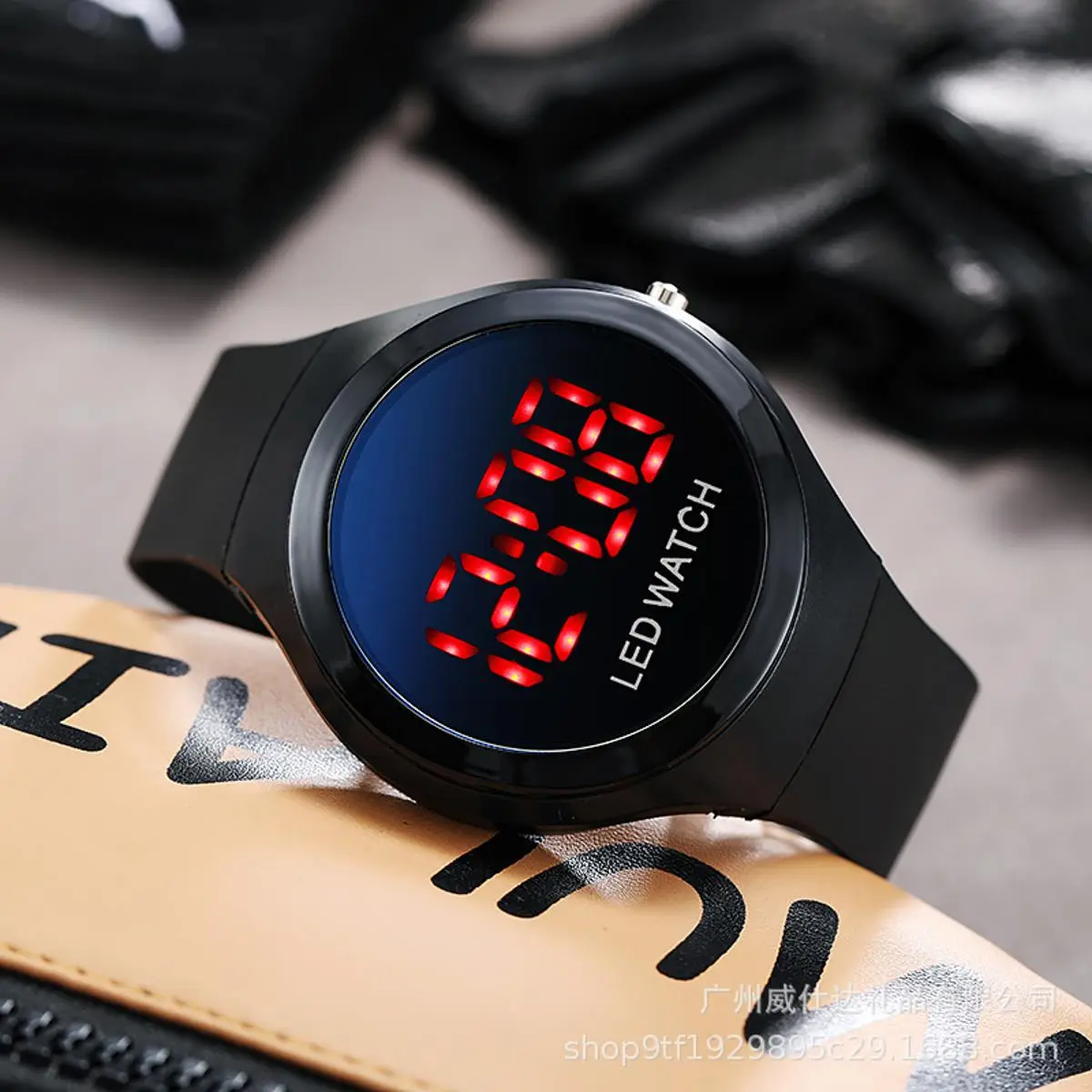 Picture of New A-p-p-l-e  Silicon Digital Led Watch For Men.