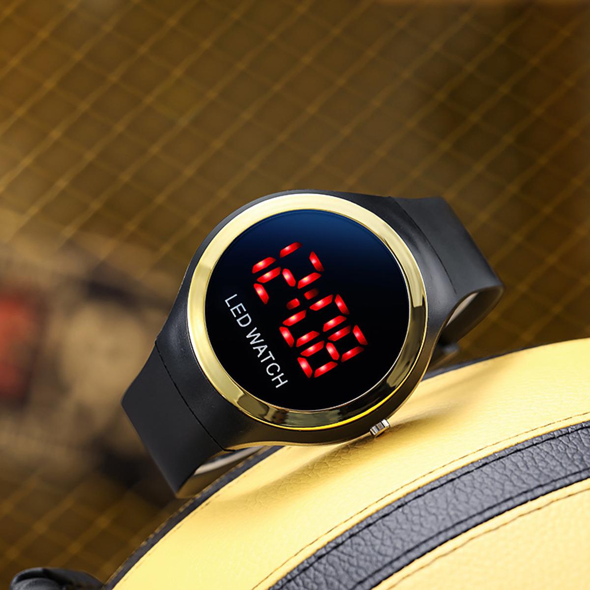 Picture of New A-p-p-l-e  Silicon Digital Led Watch For Men.