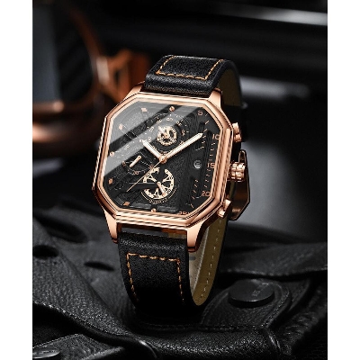 Picture of Trsoye Top luxury fashion Black leather belt wrist Watch for you Wholesale shop