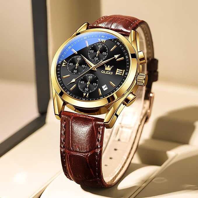 Picture of Leather Fashionable Quartz Fashion Watch for Men