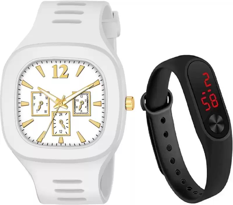 Picture of Trendsetter -Buy 1 Get 1 , Digital Sports Watch with 1 Water Resistance Led Wrist Watch For men Combo. - watch for men- Inventive Choice