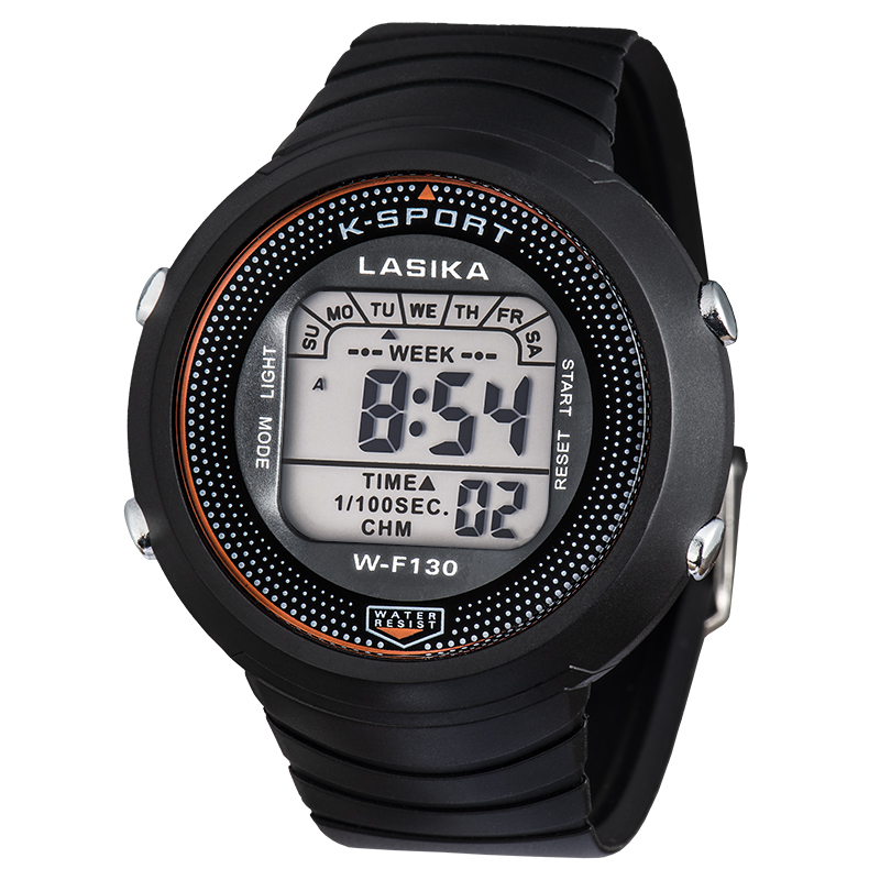 Picture of NEW LASIKA W-F130 Electronic Fashion Watch Water Resistance/ Waterproof Silicon Digital Watch for Kids and Ledis