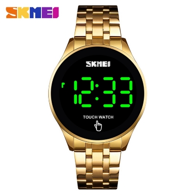 Picture of SKMEI 1579 Men Digital Watch Fashion Touch Screen Steel Wristwatch Male Gifts Watches