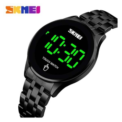 Picture of SKMEI 1579 Men Digital Watch Fashion Touch Screen Steel Wristwatch Male Gifts Watches