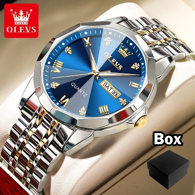 Picture of OLE_VS 9931 Watches Diamond Business Dress Analog Quartz Stainless Steel Date Luxury Casual Fashion Wrist Watch For Men [ Fan Made ]