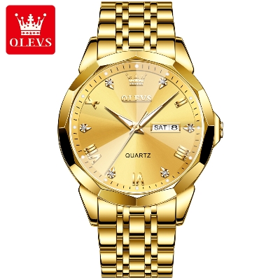 Picture of OLE_VS 9931 Watches Diamond Business Dress Analog Quartz Stainless Steel Date Luxury Casual Fashion Wrist Watch For Men