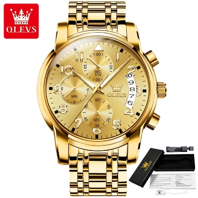 Picture of Olevs 2879 Business Fashion Multifunctional Chronograph Quartz Watch