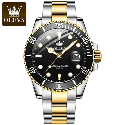Picture of OLEVS 5885 Stainless Steel Fashion Waterproof Quartz Watch For Men