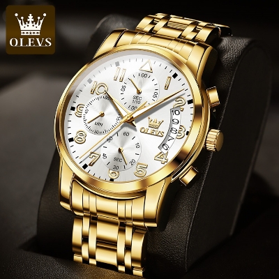 Picture of Olevs 2879 Business Fashion Multifunctional Chronograph Quartz Watch