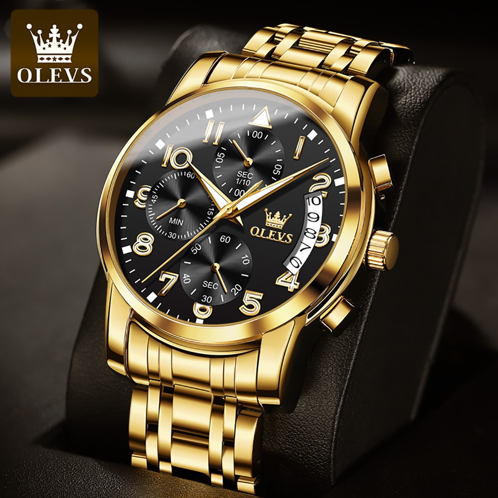 Picture of Olevs 2879 Business Fashion Multifunctional Chronograph Quartz Watch