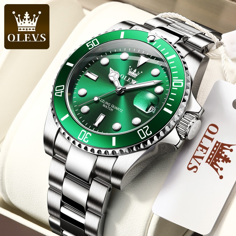 Picture of OLEVS 5885 Stainless Steel Fashion Waterproof Quartz Watch For Men