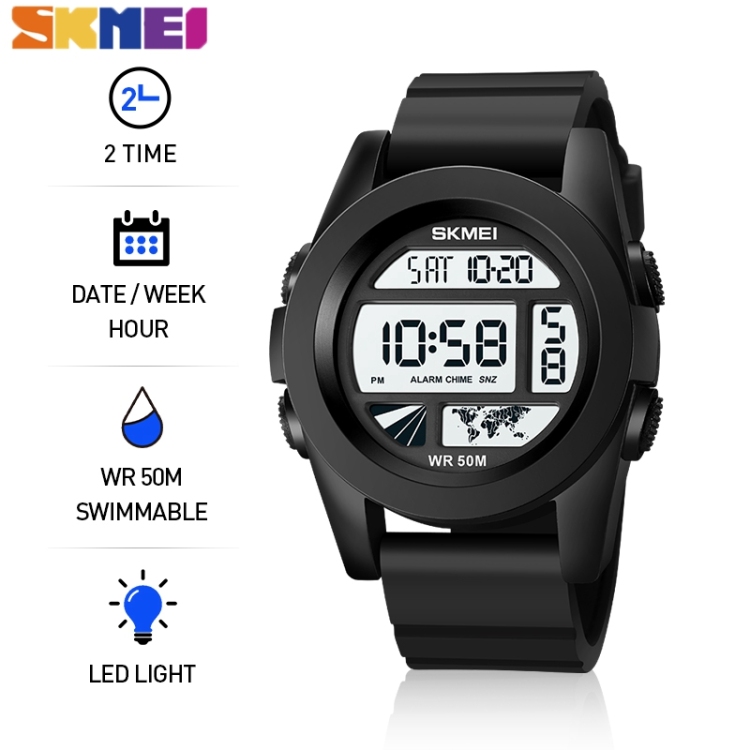 Picture of Men Fashion Stopwatch Luminous Waterproof Digital Sports Men's Watch