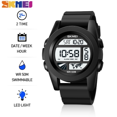 Picture of Men Fashion Stopwatch Luminous Waterproof Digital Sports Men's Watch