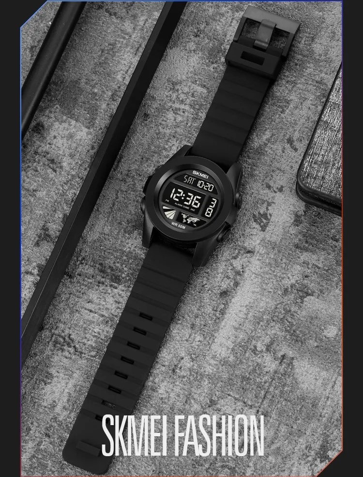 Picture of SKMEI 1906 Men Fashion Stopwatch Luminous Waterproof Digital Sports Men's Watch #1906