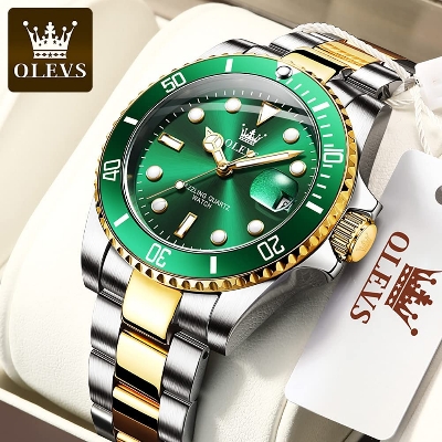 Picture of OLEVS 5885 Stainless Steel Fashion Waterproof Quartz Watch For Men
