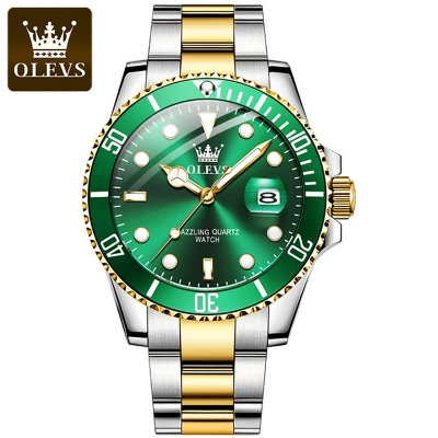 Picture of OLEVS 5885 Stainless Steel Fashion Waterproof Quartz Watch For Men