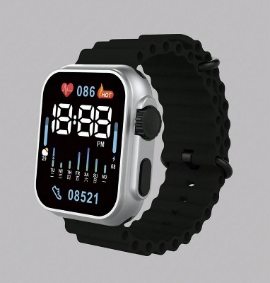Picture of New Normal LED Plastic Watch That Looks Like Smart For Everyone 1 Pc