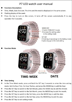 Picture of New Normal LED Plastic Watch That Looks Like Smart For Everyone 1 Pc