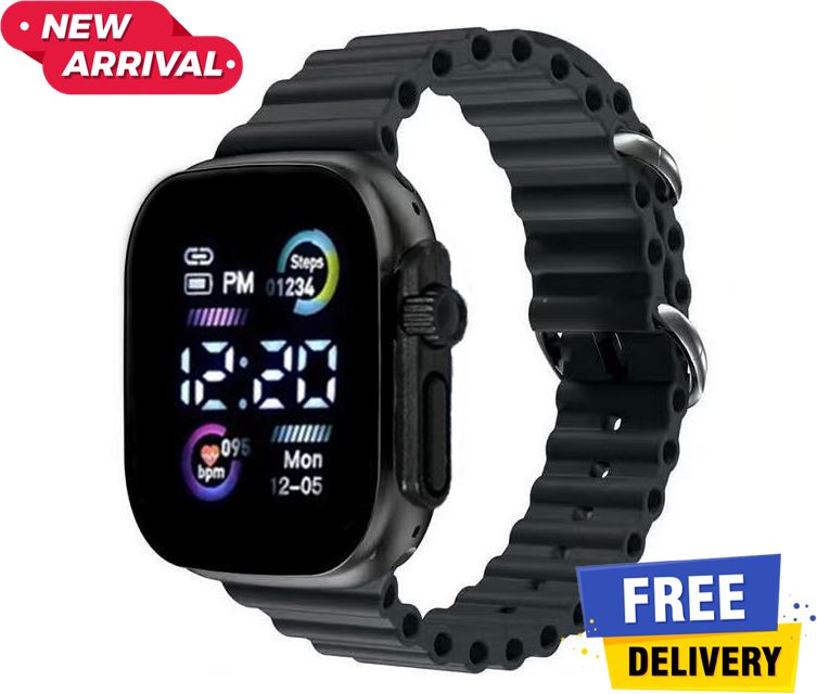 Picture of New LED Watch That Looks Like The T800 is For Everyone 1 Pc Black