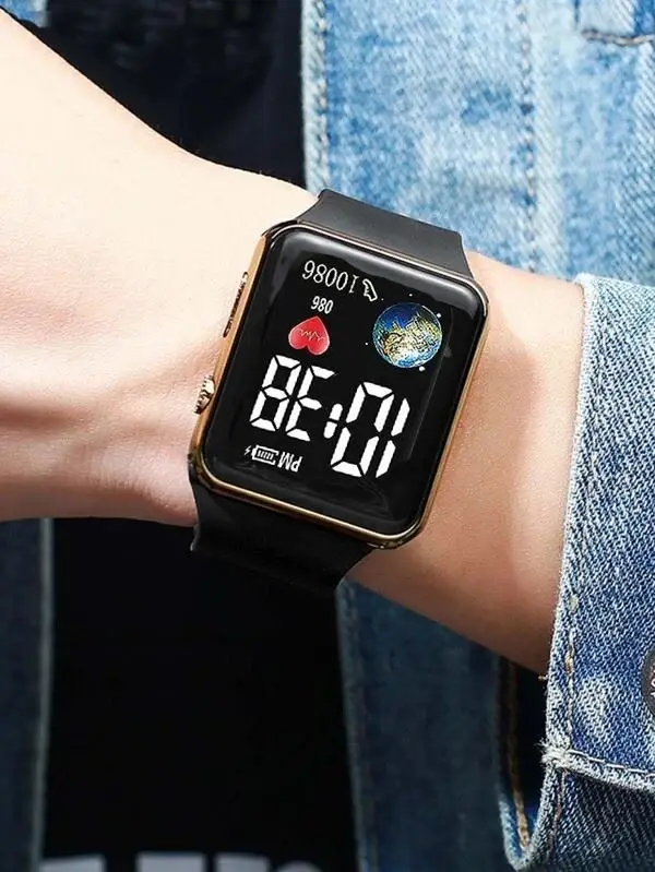 Picture of Led Display Digital Watches Sport Boys Luminous Children’s Electronic Wristwatch Students Clock Watches Relojes Mujer