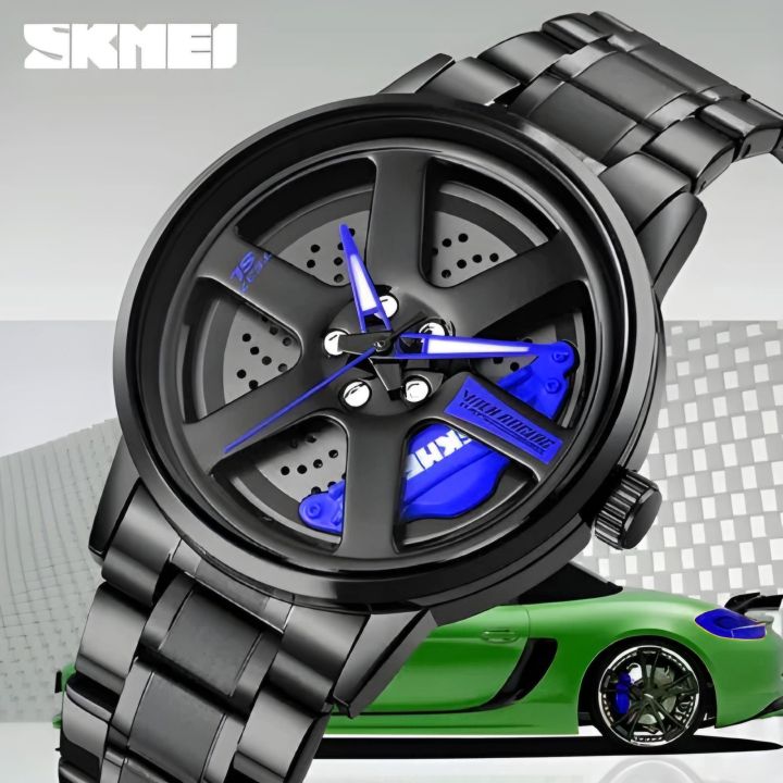 Picture of Skmei 1787 Rotation Wheel Creative Fashion Men Stainless Steel Watch Watch -Lamon - Watch
