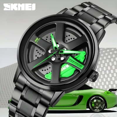 Picture of Skmei 1787 Rotation Wheel Creative Fashion Men Stainless Steel Watch Watch -Lamon - Watch
