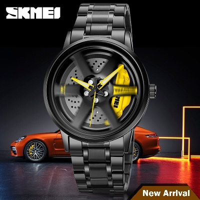 Picture of Skmei 1787 Rotation Wheel Creative Fashion Men Stainless Steel Watch Watch -Lamon - Watch
