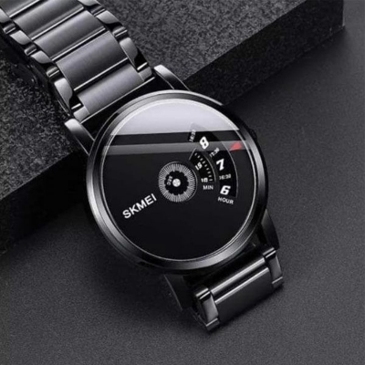 Picture of SKMEI 1260 Fashion Quartz Waterproof Creative Stainless Steel Business Watch For Men 1260 Replica Black