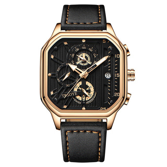 Picture of TRSOYE new luxury fashion leather belt wrist-watche for men