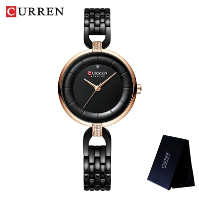 Picture of Curren 9052 Luxurious Brand Fashion Stainless Steel Wrist Watch for Women