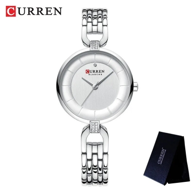 Picture of Curren 9052 Luxurious Brand Fashion Stainless Steel Wrist Watch for Women