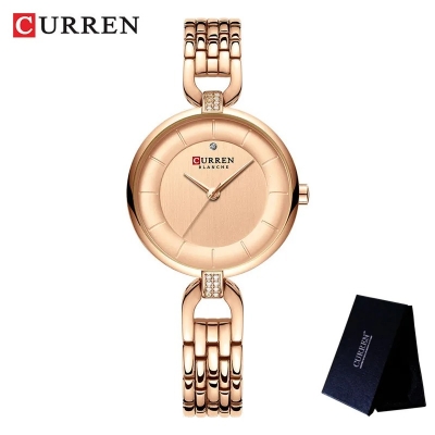 Picture of Curren 9052 Luxurious Brand Fashion Stainless Steel Wrist Watch for Women