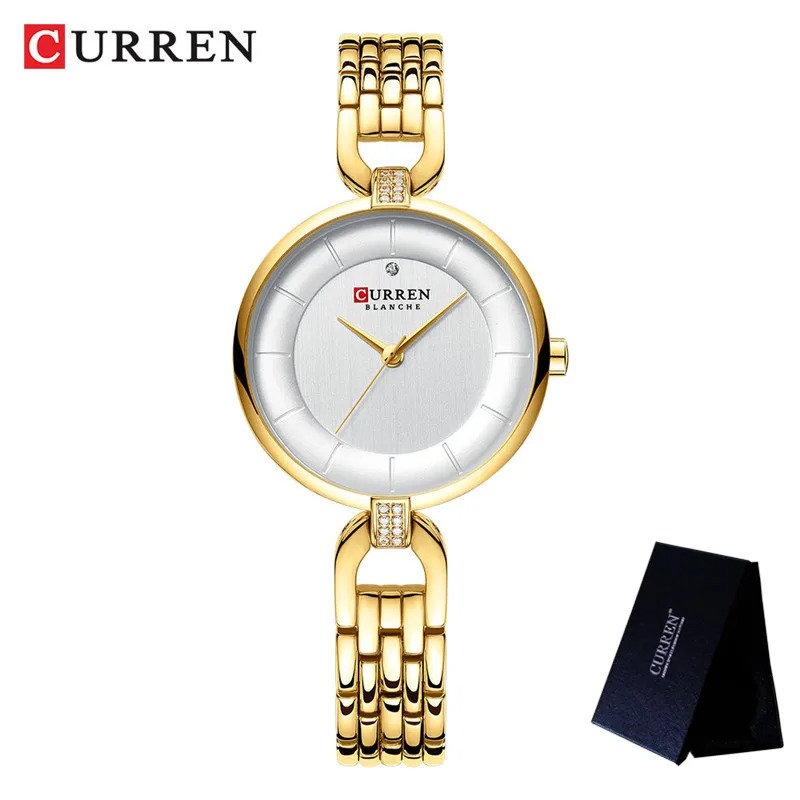 Picture of Curren 9052 Luxurious Brand Fashion Stainless Steel Wrist Watch for Women