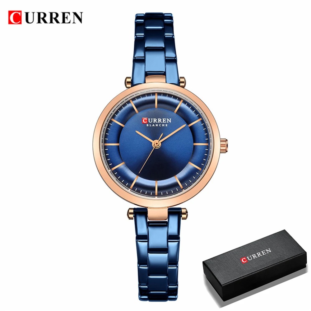 Picture of CURREN 9054 Copy Wrist Watch For Ladies Luxury High Quality Party Look Fashionable Formal Watch - ঘড়ি